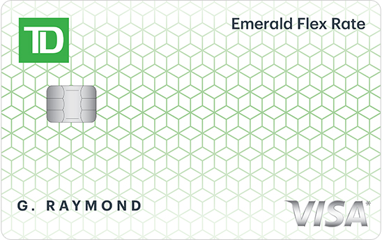 SattaPe Adding profit to your life... TD Emerald Flex Rate Visa Card